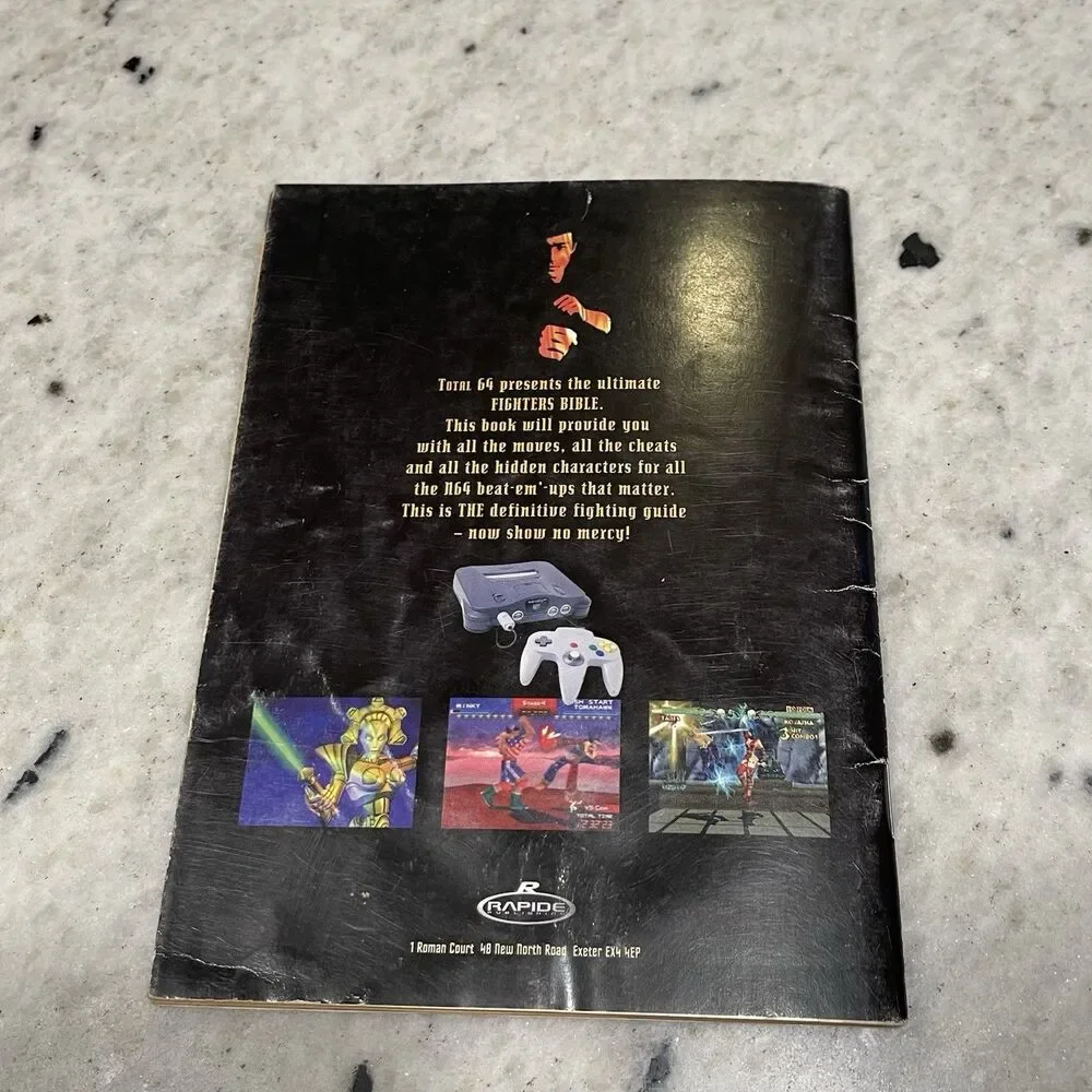 The Complete Nintendo 64 Fighters Bible Cheat Moves Book Guide Rare Total 64
